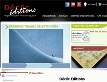 Tablet Screenshot of decliceditions.com